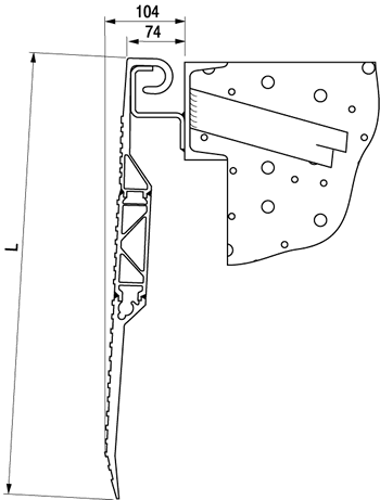 Skizze von ABS Überladebrücke